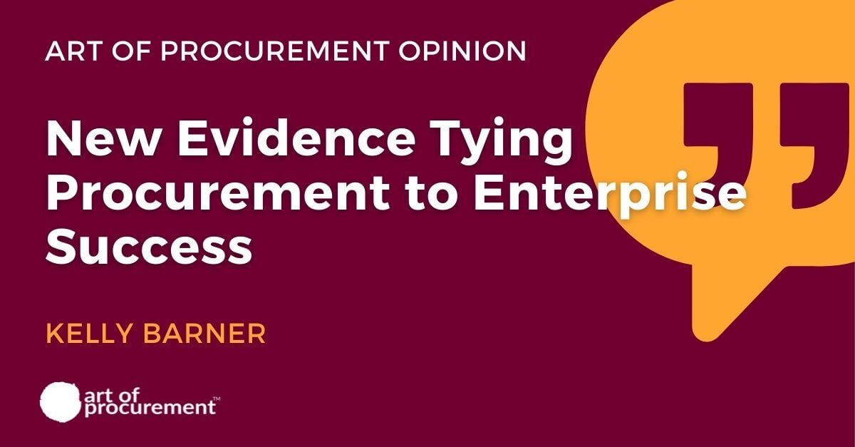 New Evidence Tying Procurement to Enterprise Success