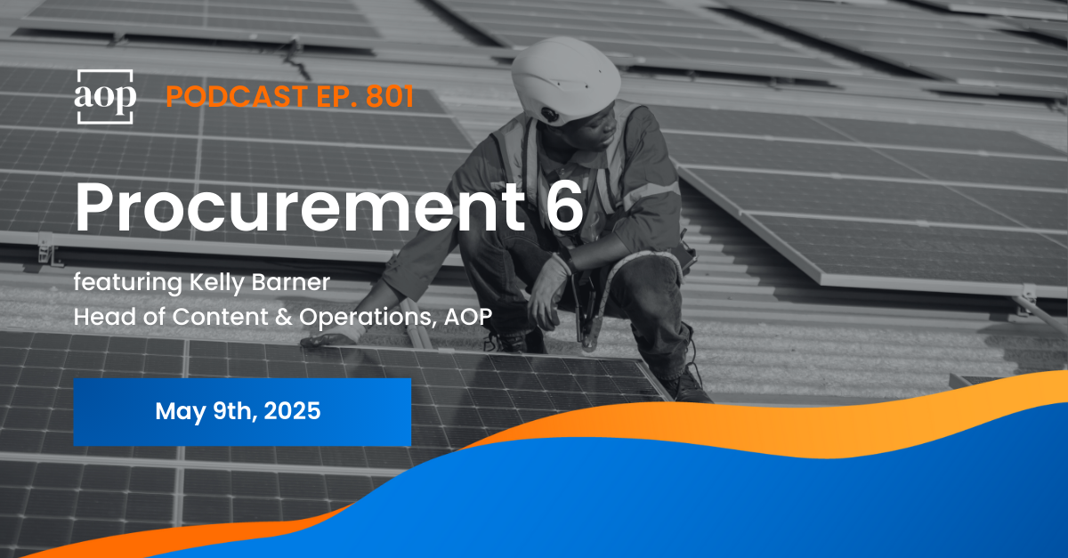 Procurement 6 – May 9th, 2025