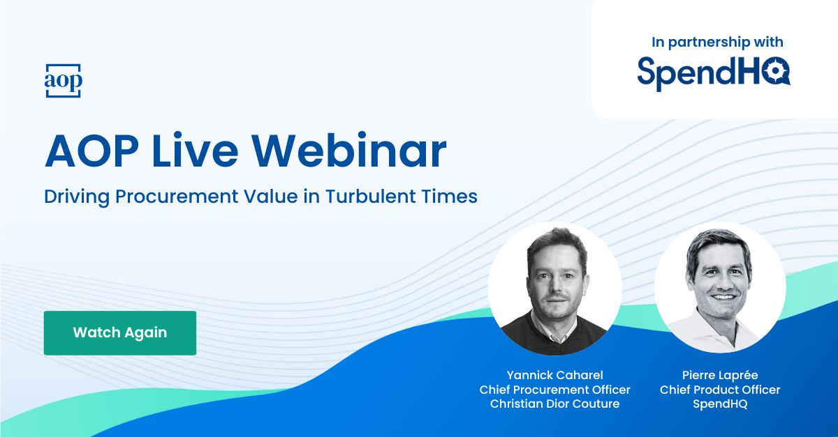 Driving Procurement Value in Turbulent Times