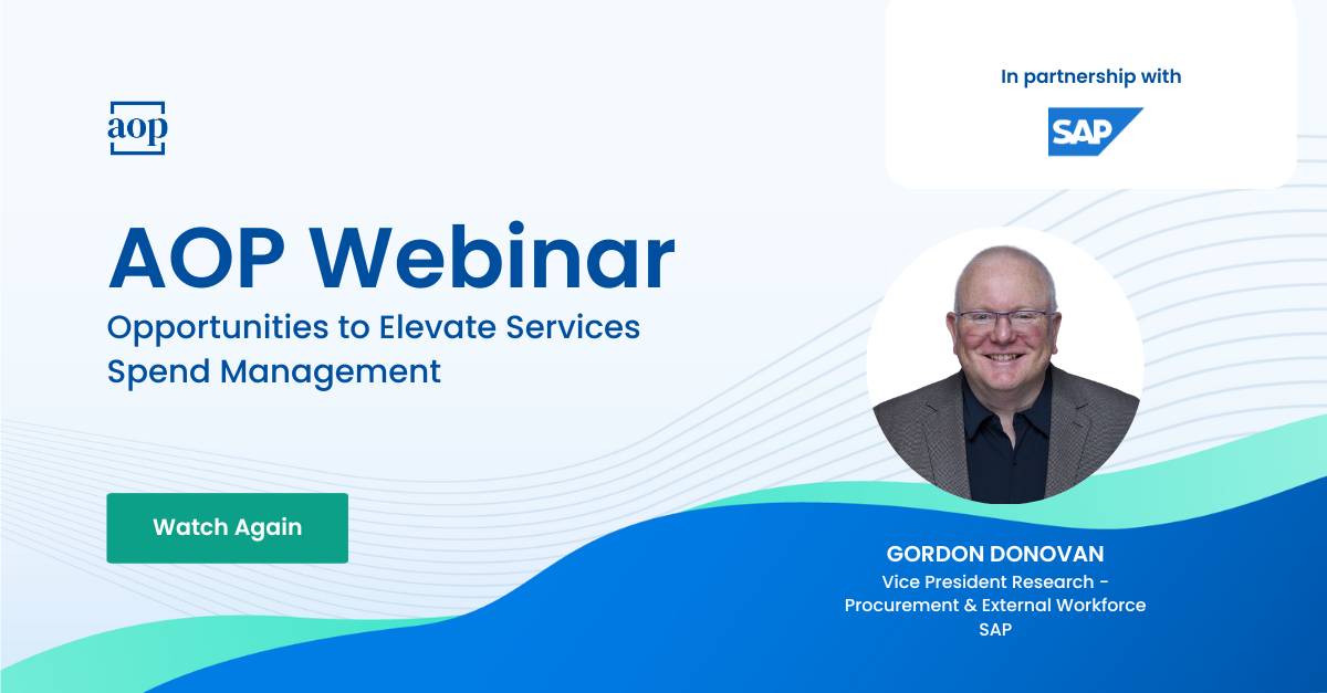 Opportunities to Elevate Services Spend Management