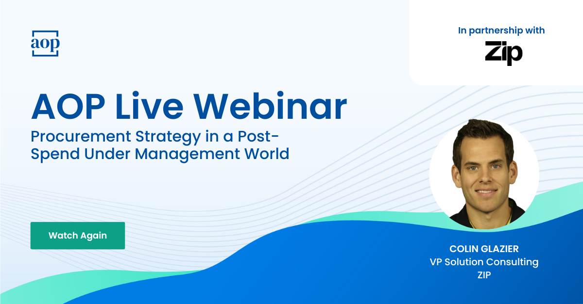 Procurement Strategy in a Post-Spend Under Management World