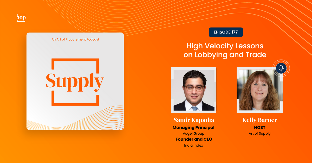 High Velocity Lessons on Lobbying and Trade