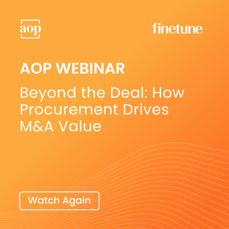 Beyond the Deal How Procurement Drives M&A Value