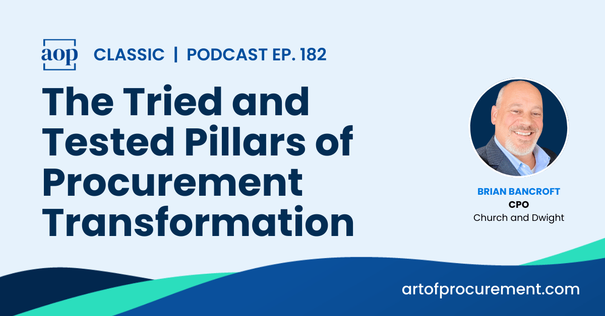 The Tried and Tested Pillars of Procurement Transformation