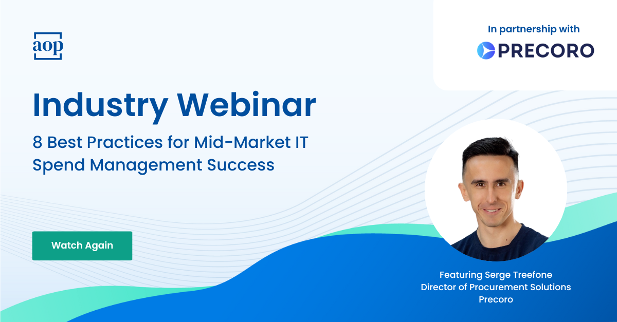 8 Best Practices for Mid-Market IT Spend Management Success